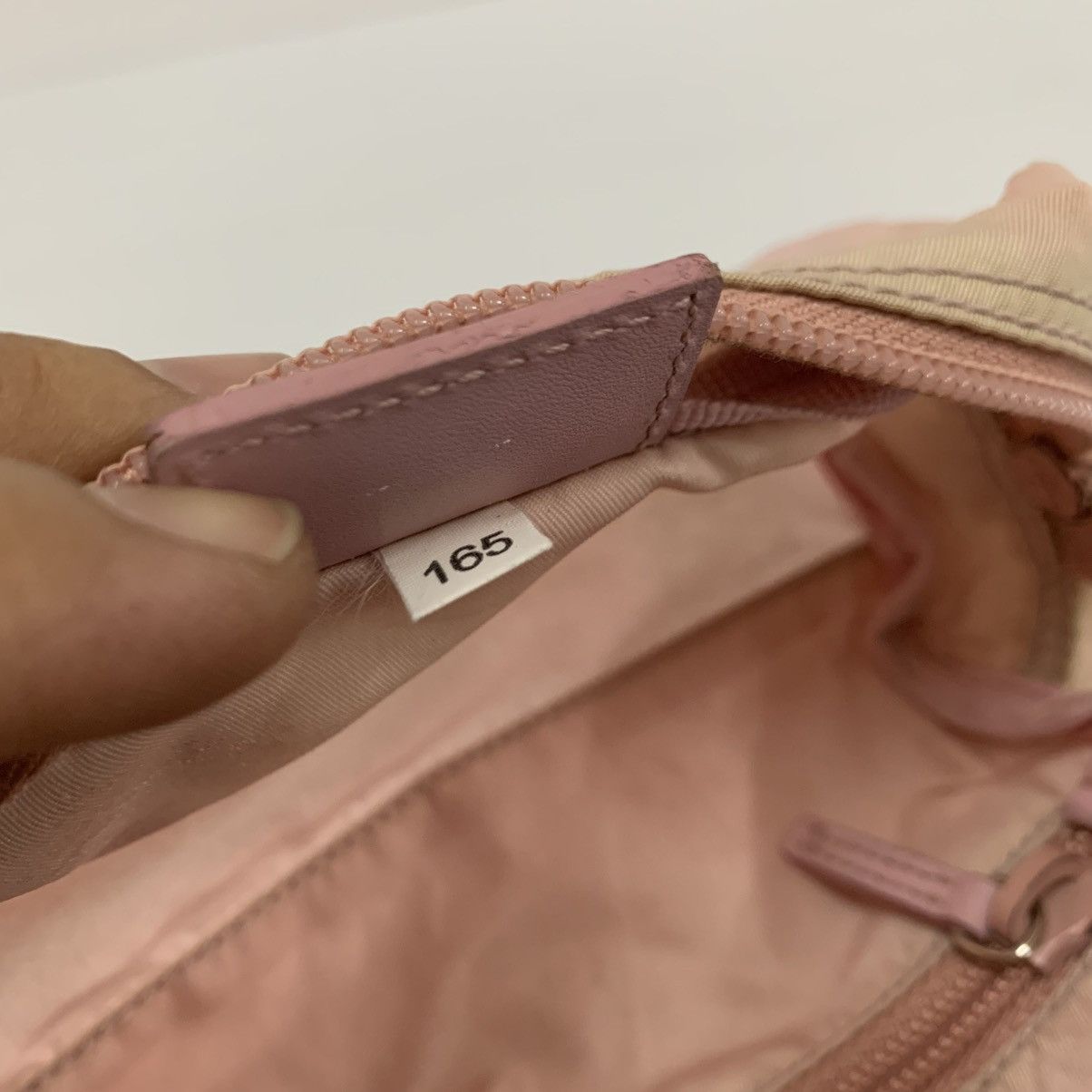 Prada Prada Pink Nylon Coin Bag Size ONE SIZE - 11 Thumbnail