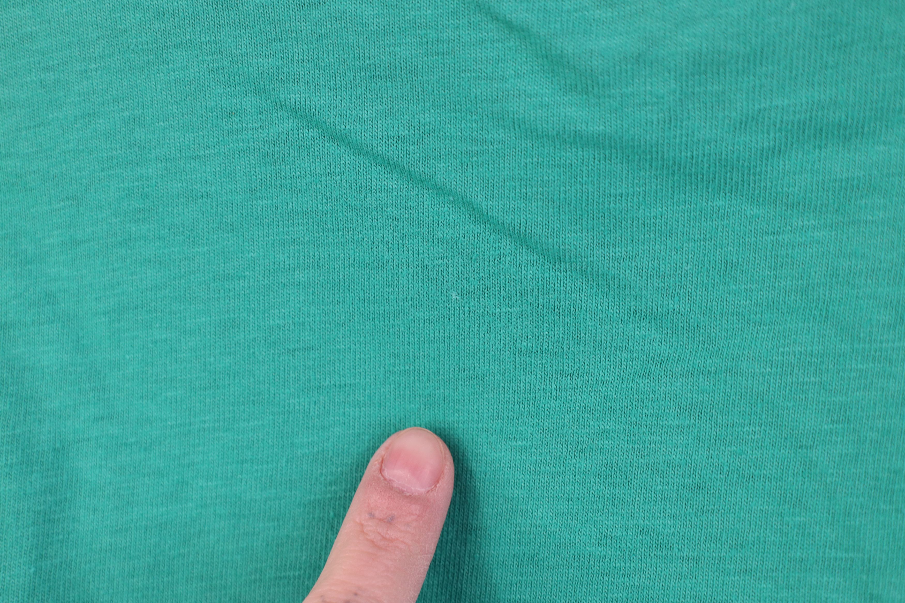 Vintage Deadstock Vintage Y2K Streetwear Heavy Cotton T-Shirt Green Size US M / EU 48-50 / 2 - 8 Thumbnail