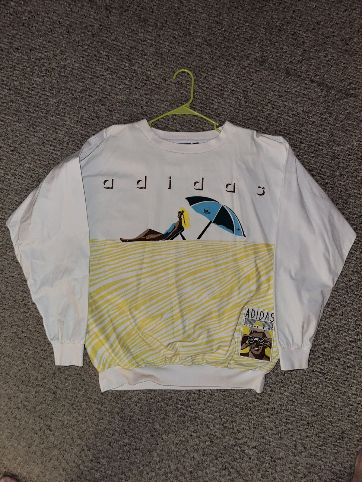 Adidas Adidas Island Club Crewneck Size US L / EU 52-54 / 3 - 1 Thumbnail