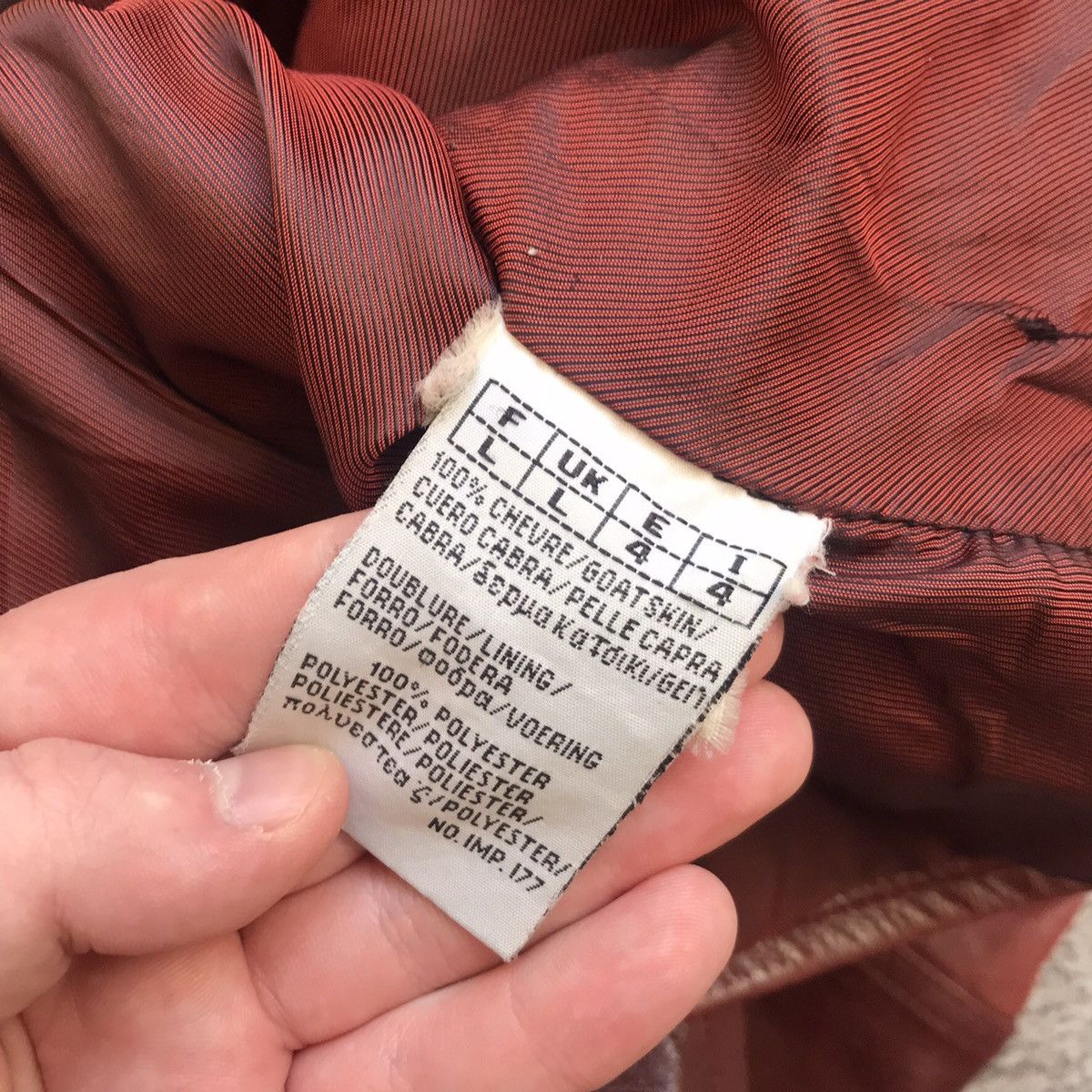 Genuine Leather Vintage Y2K Brown Leather Jacket Streetwear Workwear Baggy L Size L / US 10 / IT 46 - 6 Thumbnail