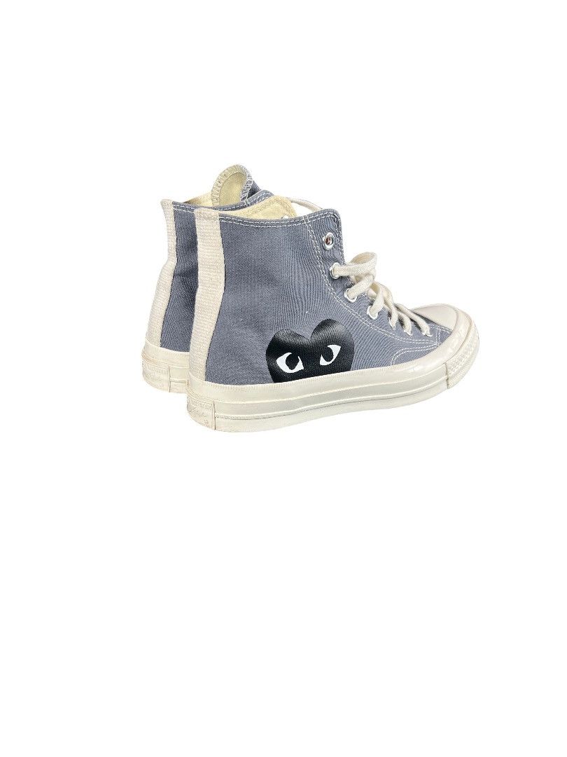 Comme des Garcons CDG PLAY x Converse Chuck Taylor High – Grey – Size 6 Size US 6 / EU 39 - 6 Thumbnail