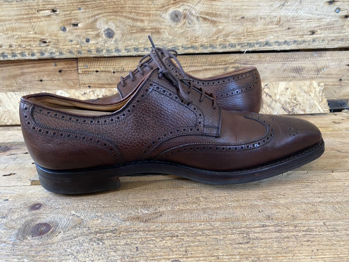 Crockett & Jones Crockett and jones rugby pebble grain brown leather oxford Size US 11.5 / EU 44-45 - 13 Thumbnail
