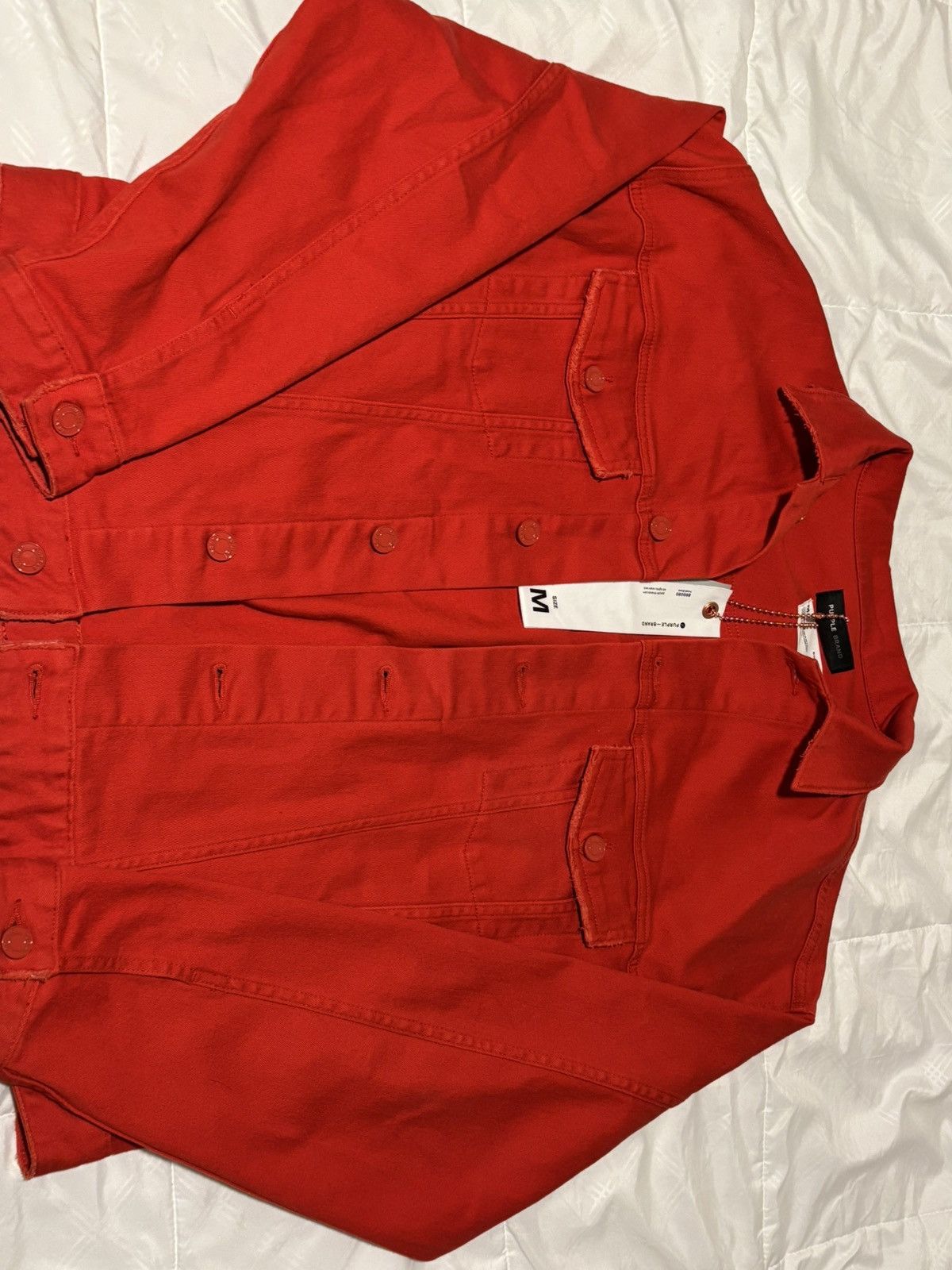Purple Brand Purple brand Red denim jacket Size US M / EU 48-50 / 2 - 1 Thumbnail