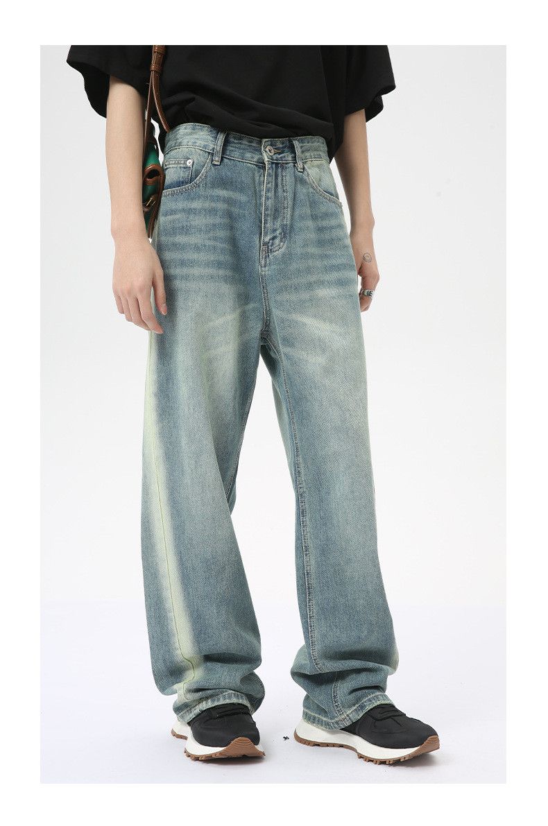 Vintage American high street gradient loose straight leg jeans Size US 32 / EU 48 - 1 Thumbnail