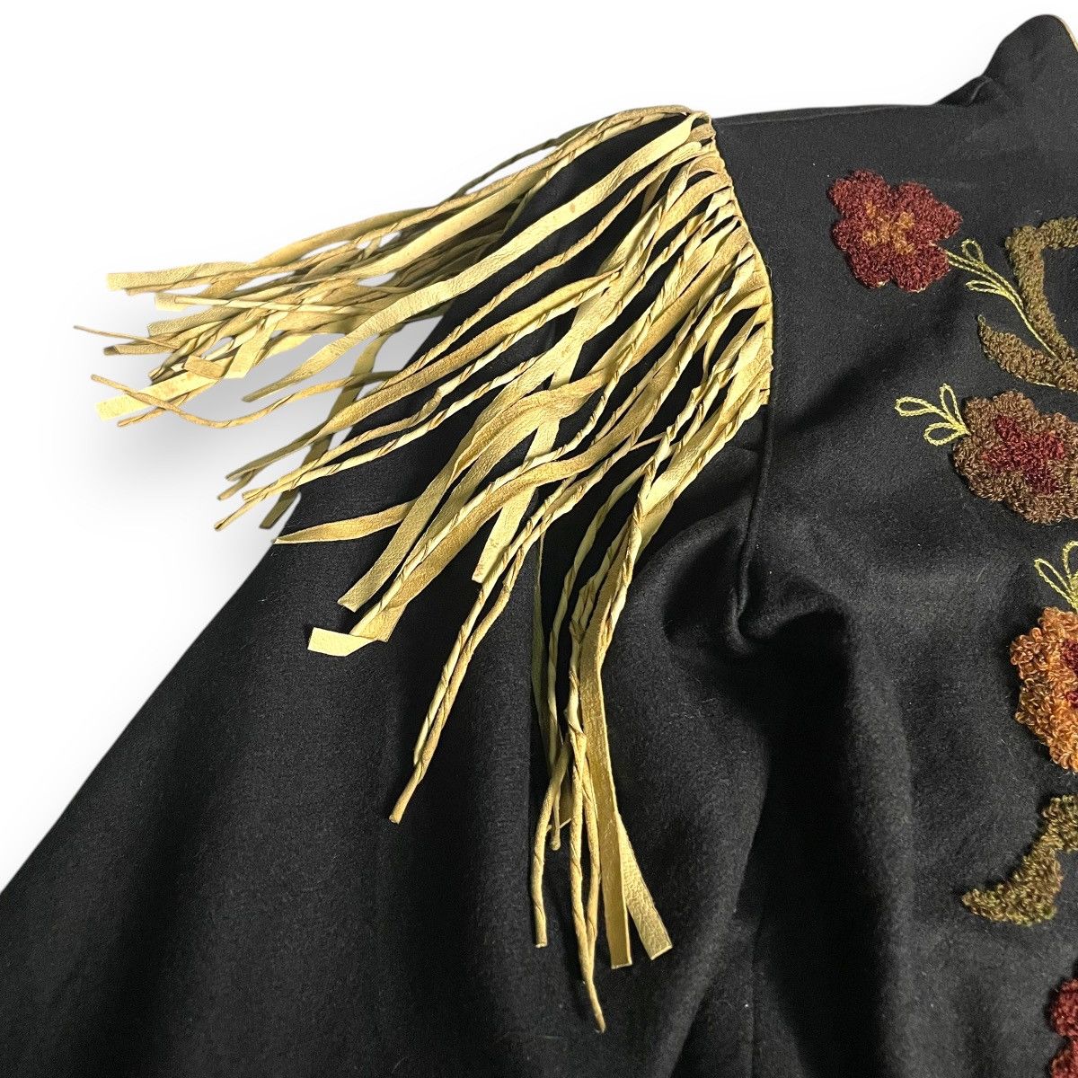 Double D Ranch 🔥 DOUBLE D RANCH EMBROIDERED NATIVE FLOWER WOOL JACKET Size M / US 6-8 / IT 42-44 - 9 Thumbnail