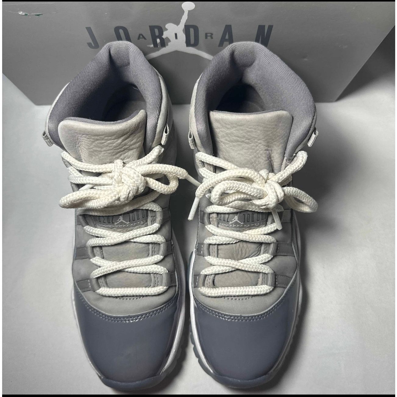 Jordan Brand × Nike Size 6.5 - Air Jordan 11 Retro GS Cool Grey 2021 Men's Shoes Size US 6.5 / EU 39-40 - 4 Thumbnail