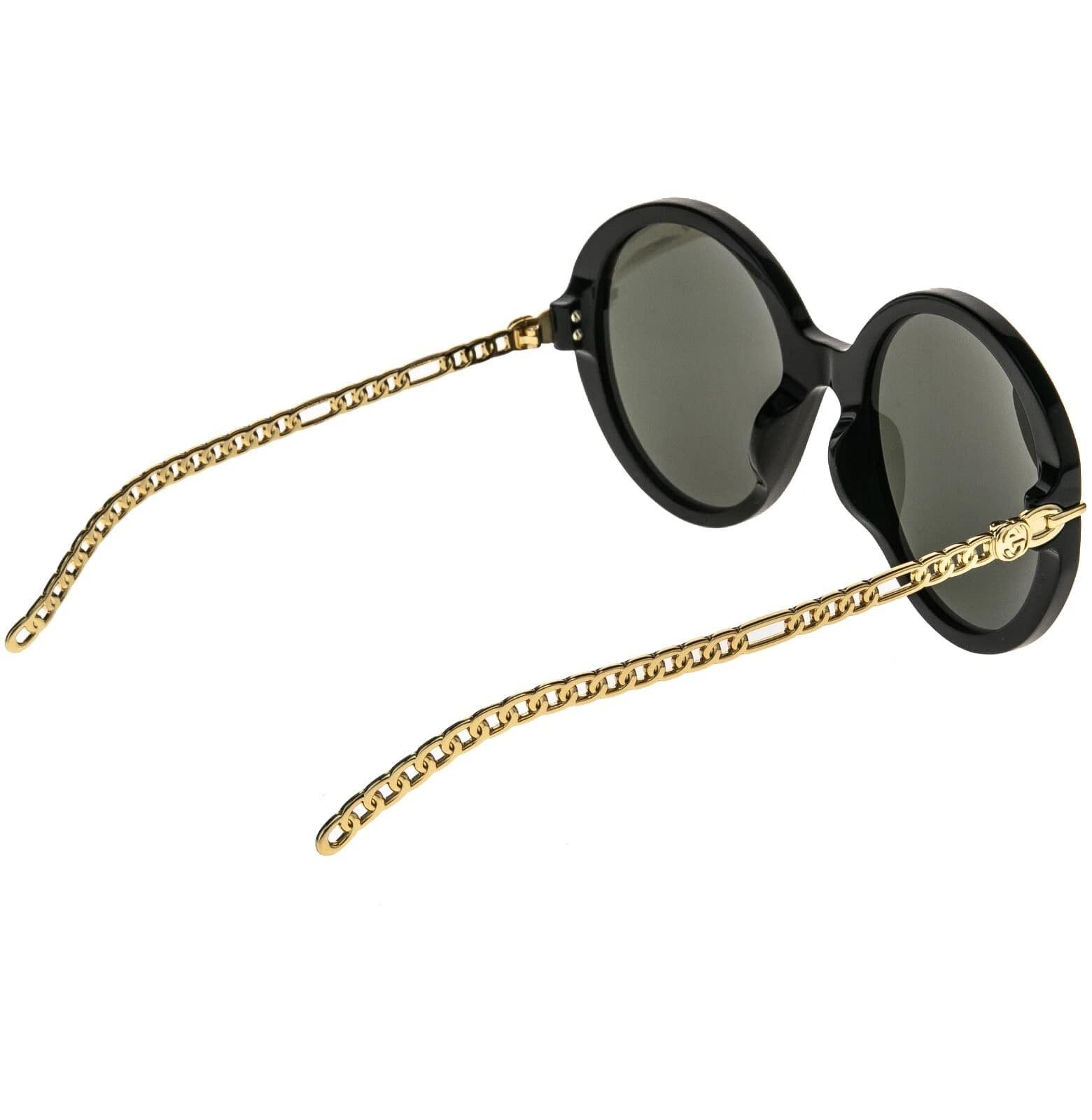 Gucci GUCCI GG0726 CHAIN 0726 Gold Black Heart Logo Detachable 005 Size ONE SIZE - 7 Thumbnail