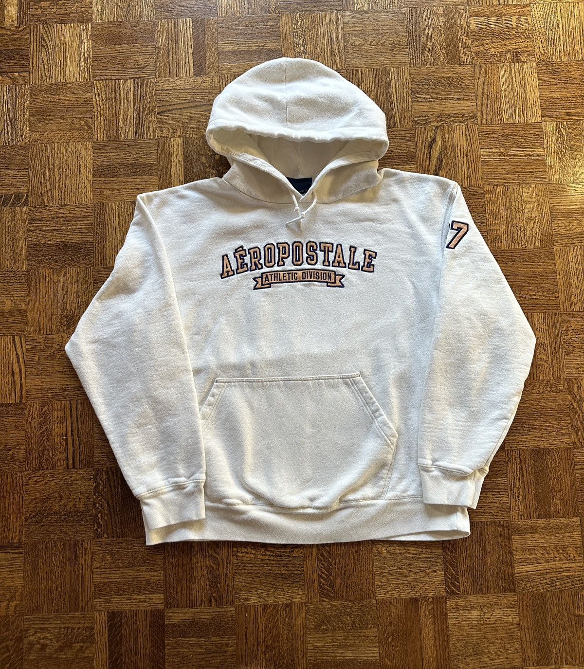 Aeropostale Vintage Y2K Aeropostale Embroidered Hooded Sweatshirt Size US XL / EU 56 / 4 - 1 Thumbnail