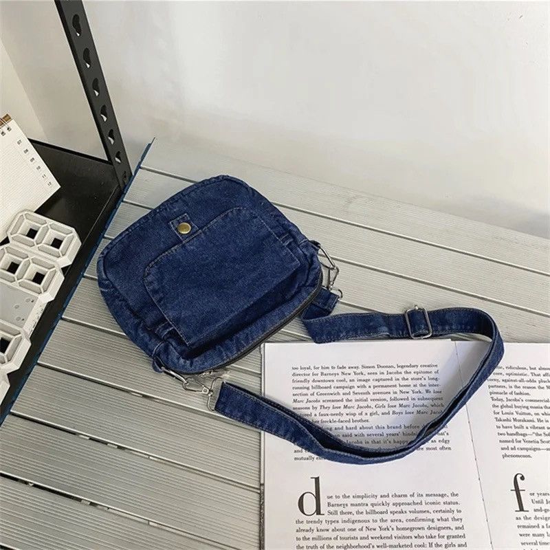 Japanese Brand Denim Crossbody Bag Size ONE SIZE - 4 Thumbnail