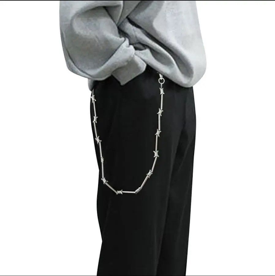 Jewelry Punk Men Wallet Belt Chain Size ONE SIZE - 1 Thumbnail