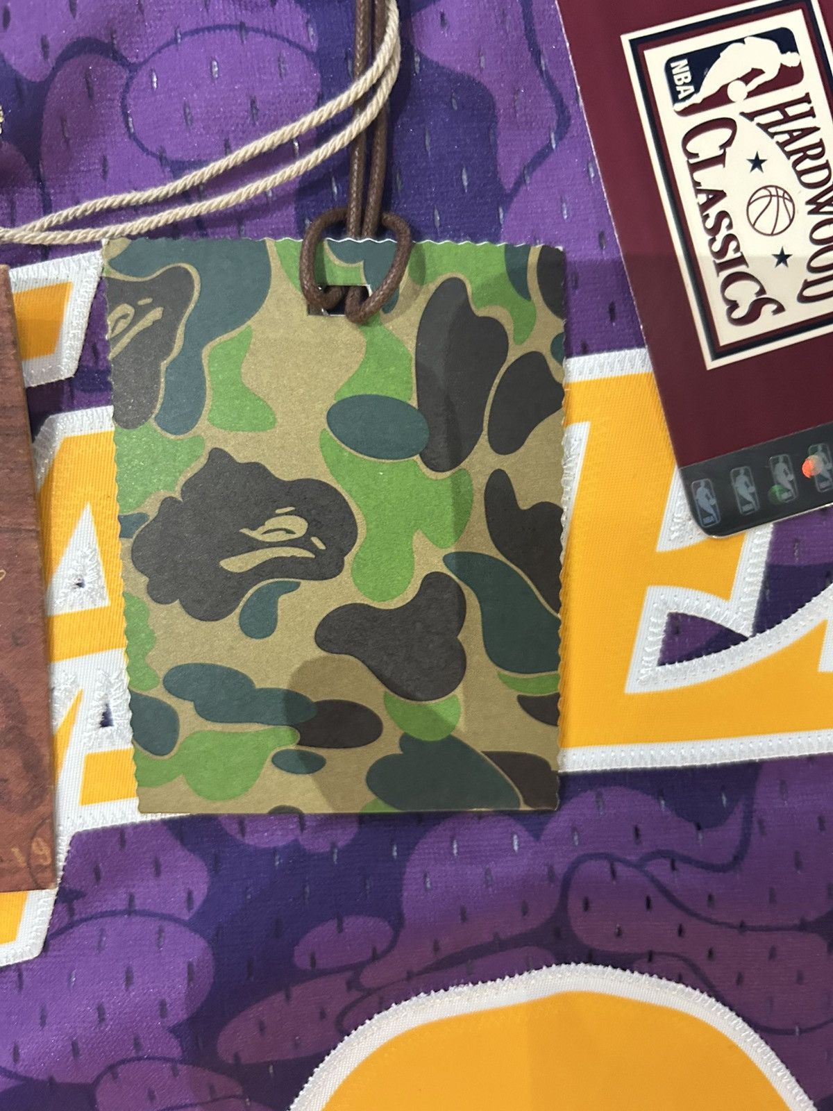 Bape × Mitchell & Ness × NBA Bape Laker Jersey Size US M / EU 48-50 / 2 - 8 Thumbnail