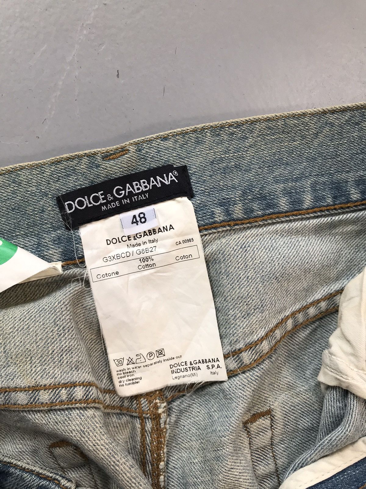 Dolce & Gabbana Vintage dolce & gabbana dusty denim Size US 33 - 11 Thumbnail