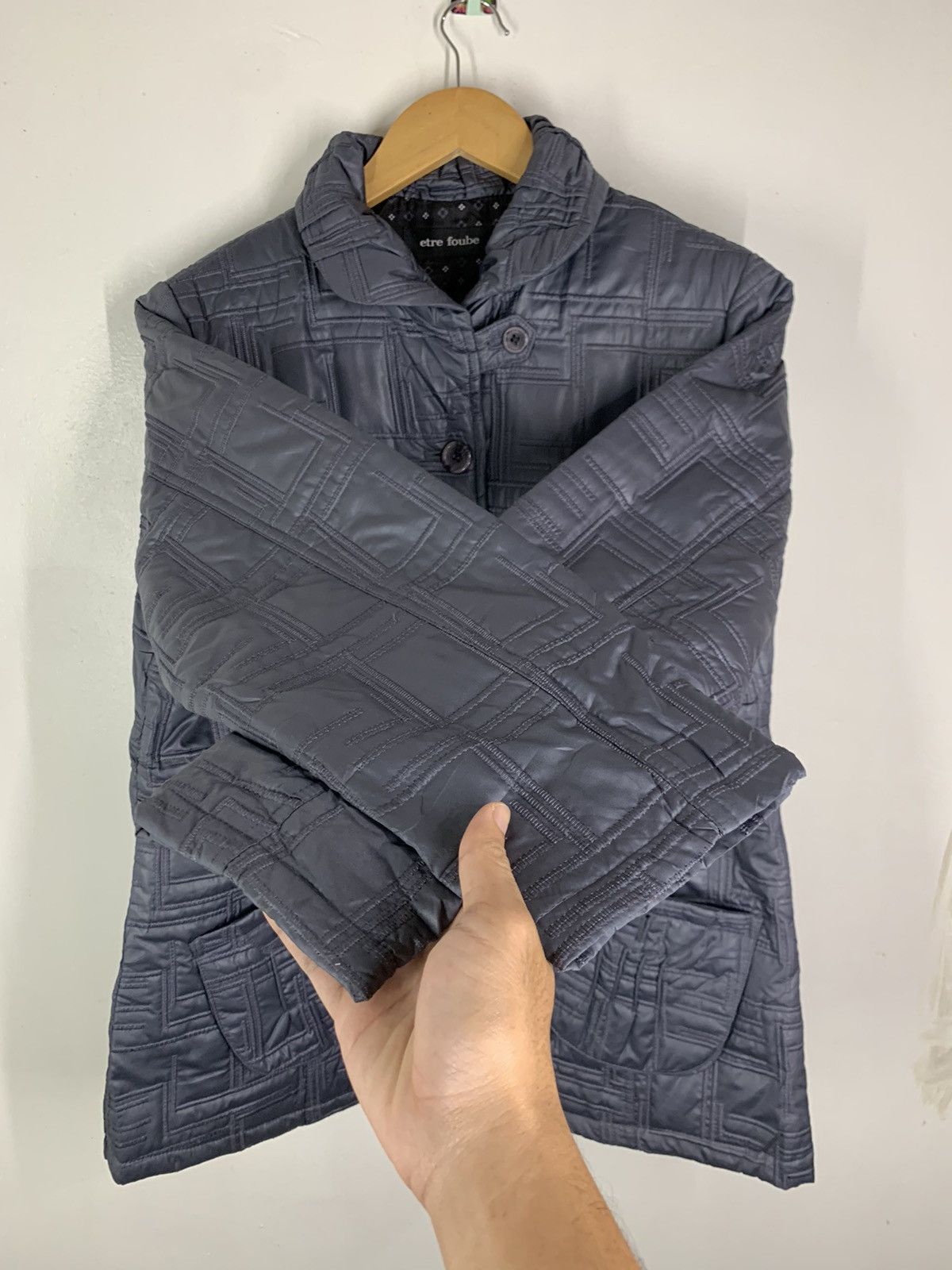 Designer × Japanese Brand × Vintage Vintage Japanese Brand Quilted Jacket Size US L / EU 52-54 / 3 - 7 Thumbnail