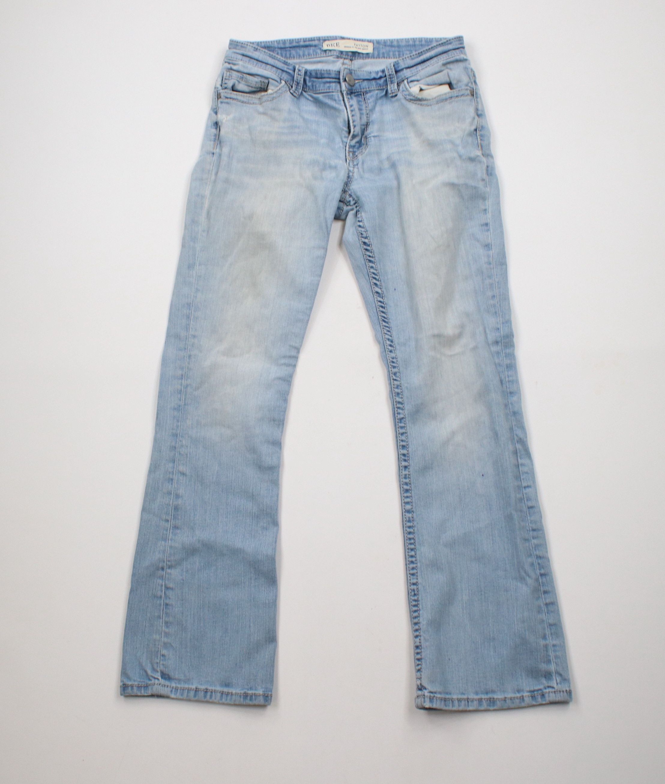 Vintage Buckle BKE Distressed Payton Mid Rise Bootcut Denim Jeans Size 27" / US 4 / IT 40 - 1 Thumbnail