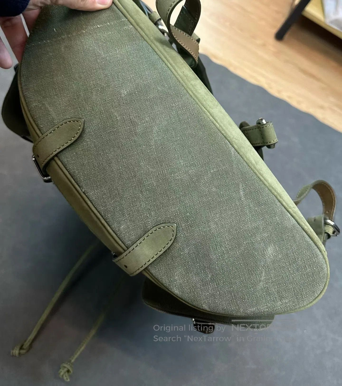 READYMADE ReadyMade Vintage Military Fabric Flap Pocket Backpack. Size ONE SIZE - 4 Thumbnail