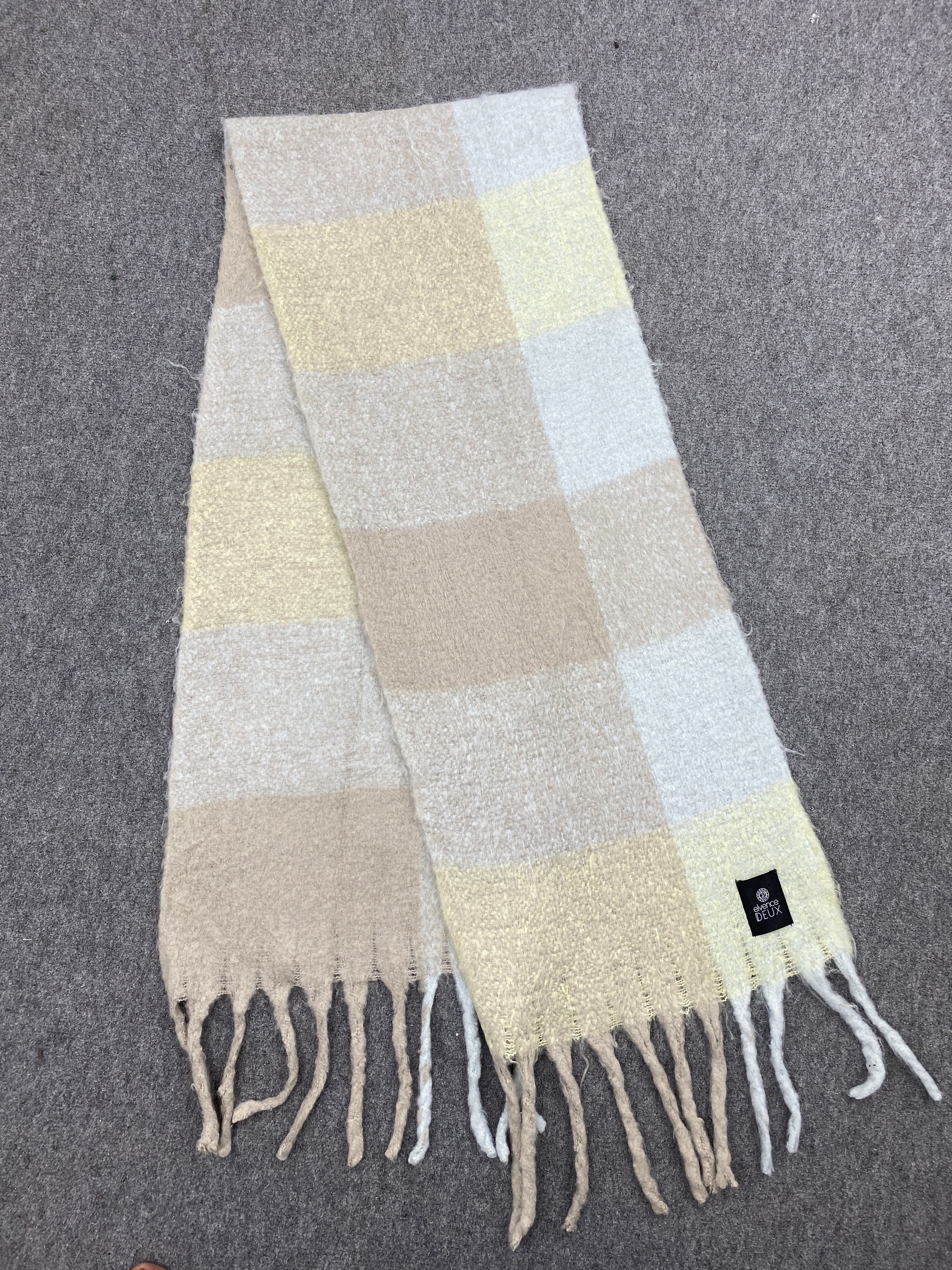 Vintage Elvence Deux Mohair Scarf / Muffler / Scarf - SC0020 Size ONE SIZE - 6 Thumbnail