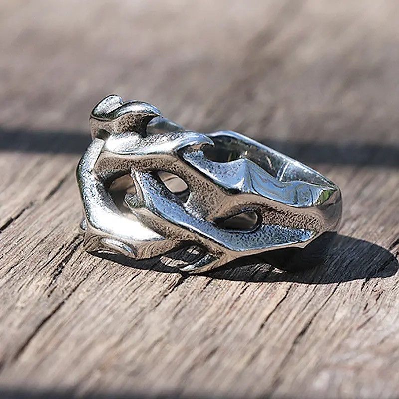 Jewelry × Vintage Vintage Hollow Out Design Crown of Thorns Ring Size ONE SIZE - 3 Thumbnail