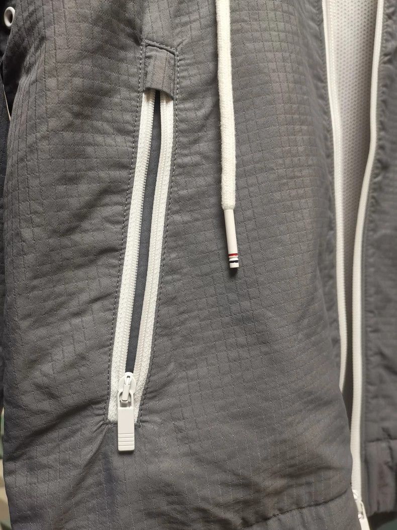 Thom Browne Thom Browne Zippered hooded jacket Size US XXS / EU 40 - 3 Thumbnail