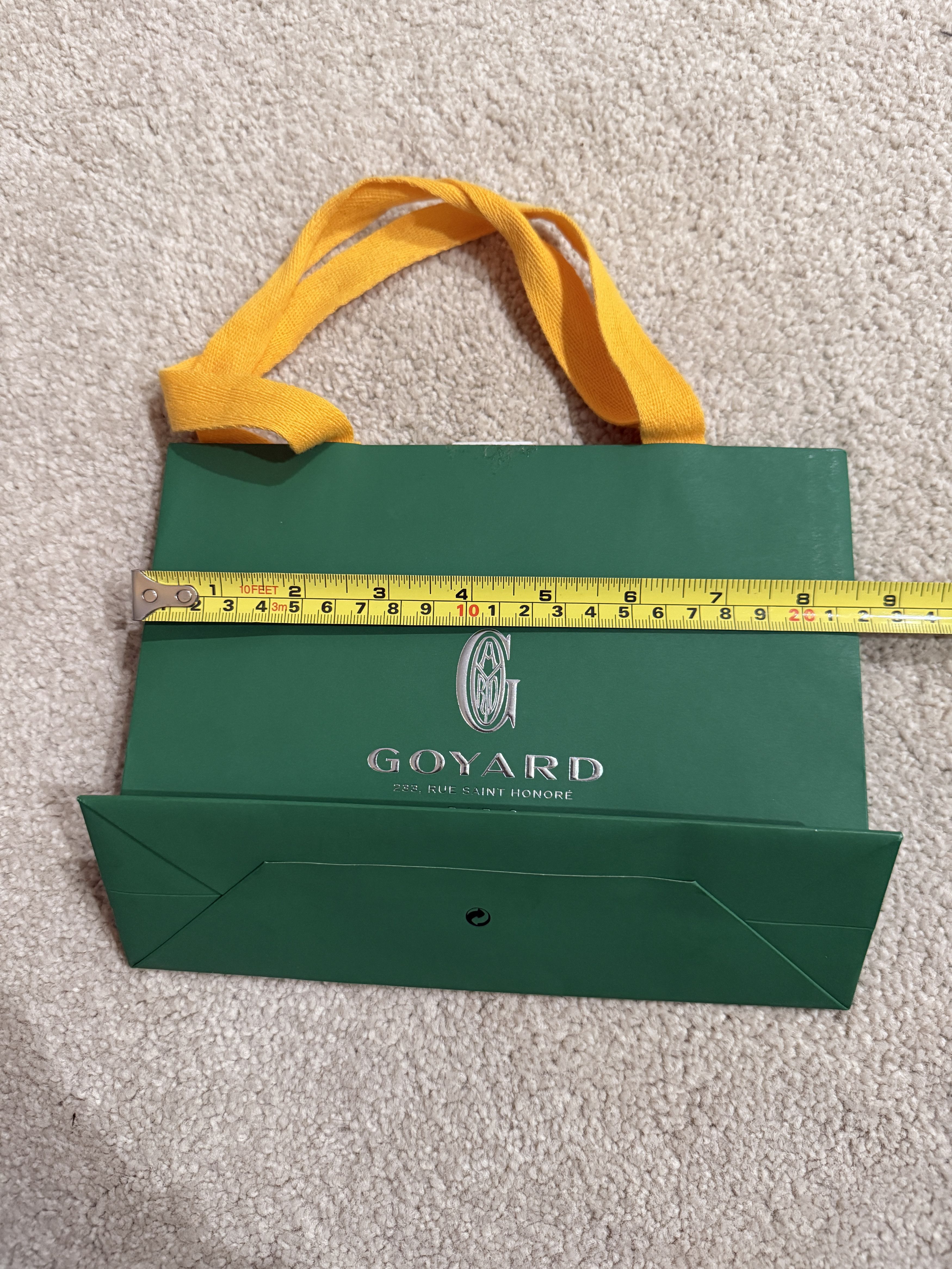 Goyard Authentic Goyard Green Small Paper Shopping Gift Bag Size ONE SIZE - 4 Thumbnail