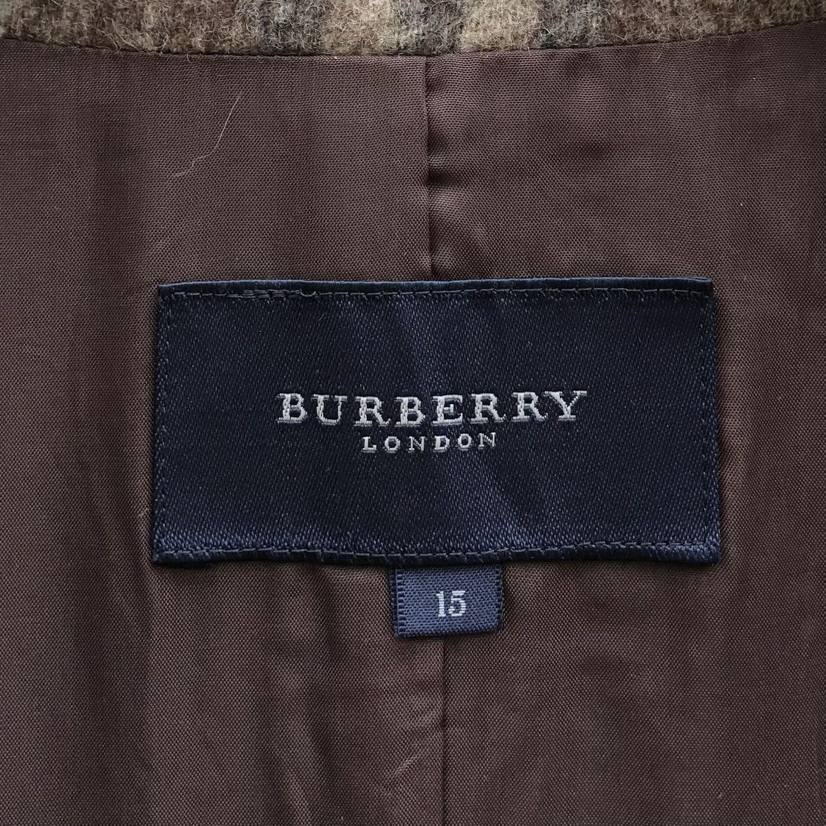 Burberry Burberry London Checked Novacheck Vest Wool Jacket Size M / US 6-8 / IT 42-44 - 16 Thumbnail