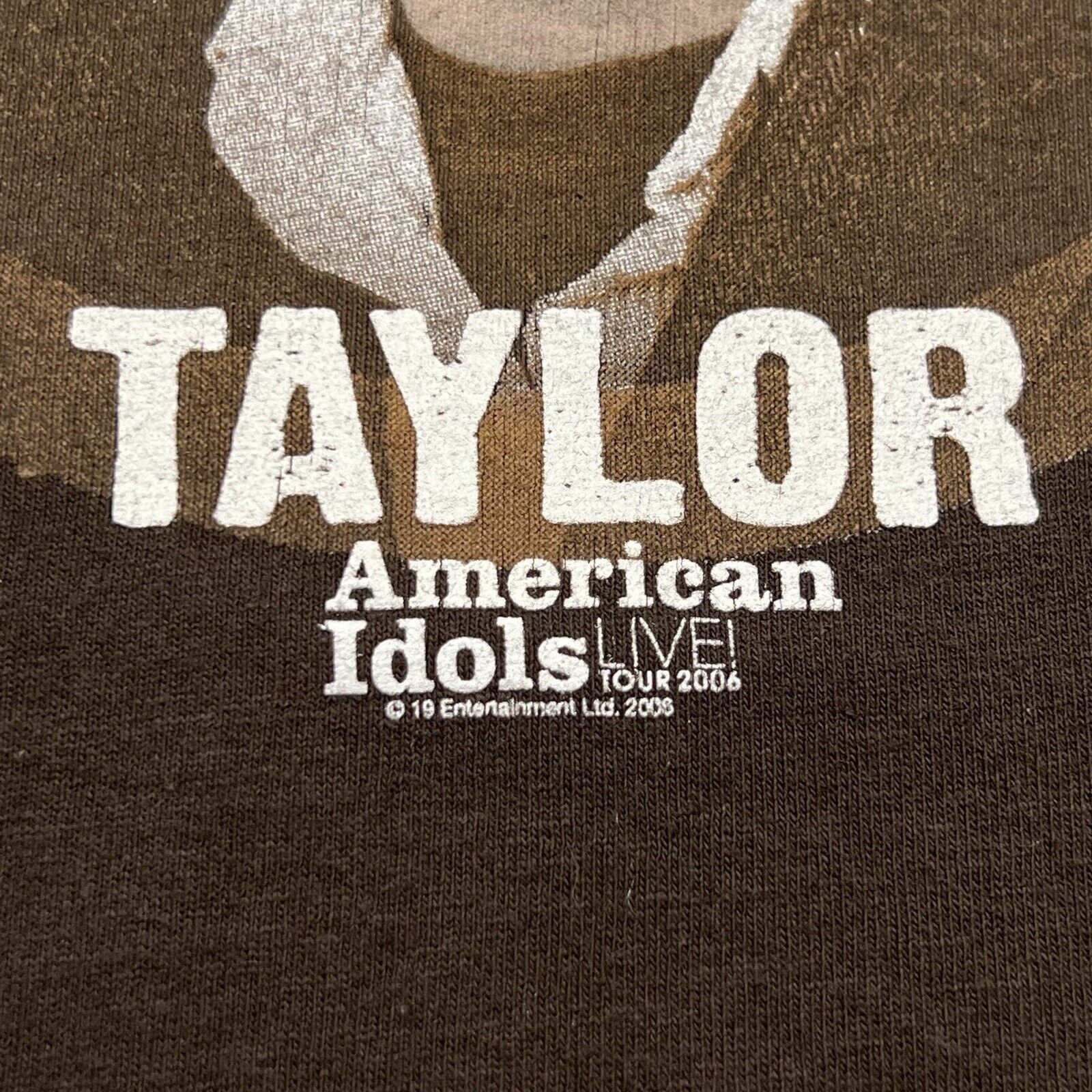 Gildan Vintage American Idol Live Tour '06 Taylor Hicks Graphic Tee Size US M / EU 48-50 / 2 - 12 Thumbnail