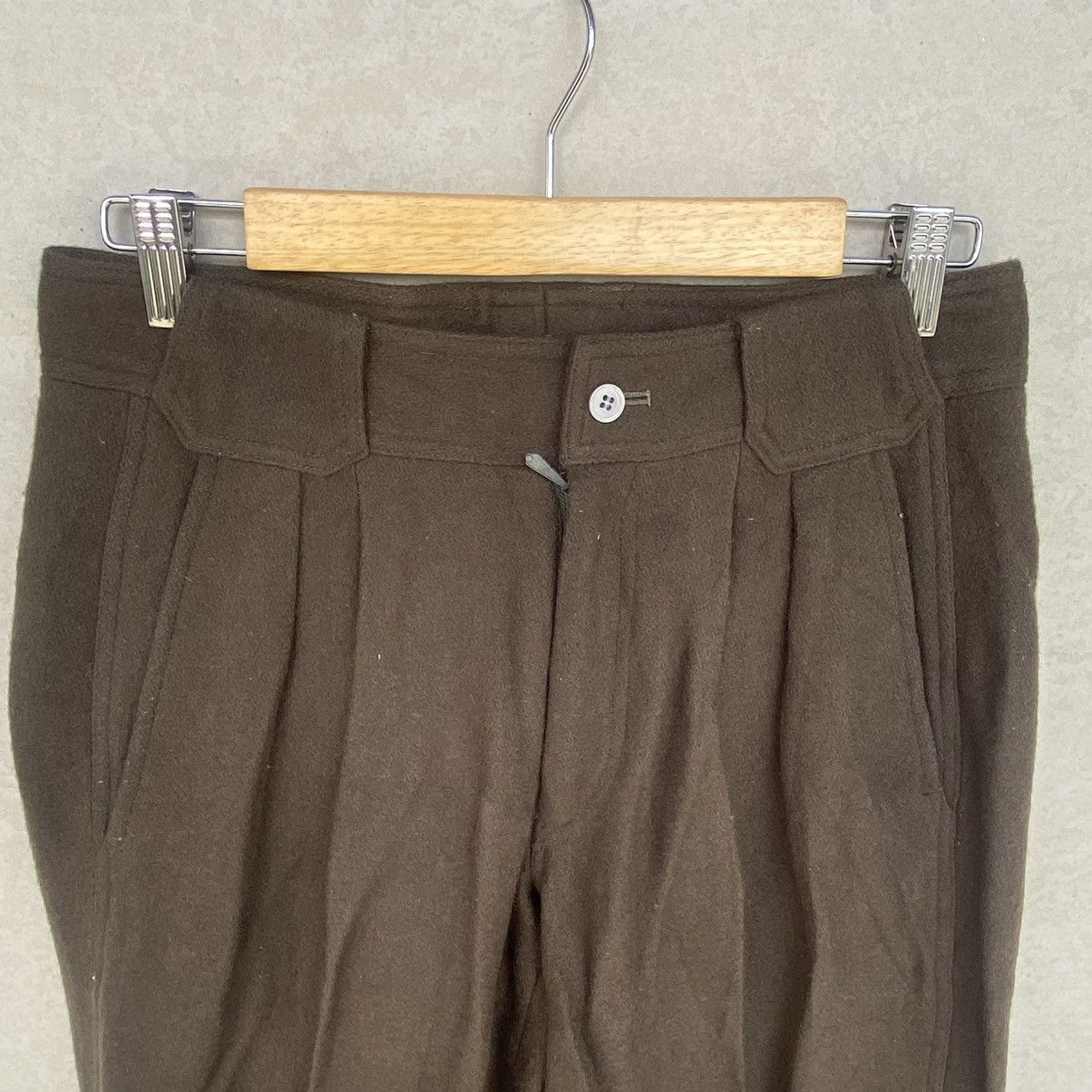 Other Vintage Renamo Brown Pleated Trousers With A Preppy W30 L34 Size 30" / US 8 / IT 44 - 4 Thumbnail