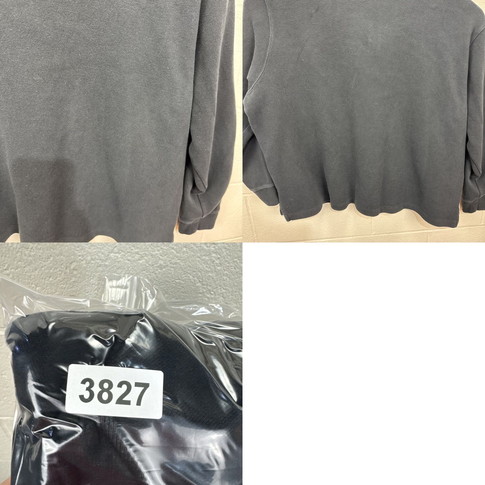 Ralph Lauren Polo Ralph Lauren Mens Black Long Sleeve 1/4 Zip Ribbed Pullover Sweater 2XB Big Size US XXL / EU 58 / 5 - 10 Thumbnail