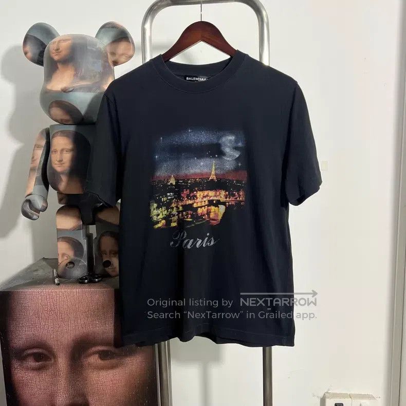 Balenciaga Balenciaga Night Scene Short Sleeve Size US M / EU 48-50 / 2 - 1 Thumbnail