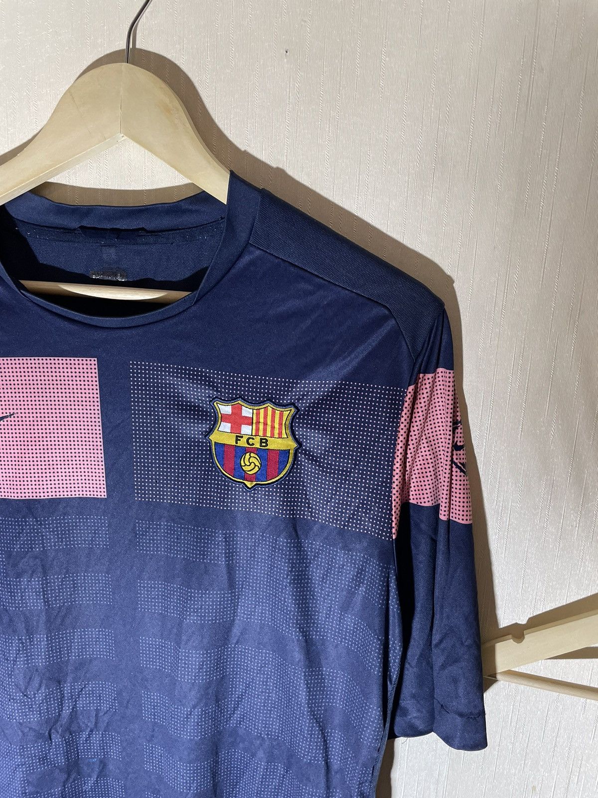 Vintage Nike Barcelona vintage soccer jersey Size US L / EU 52-54 / 3 - 2 Thumbnail