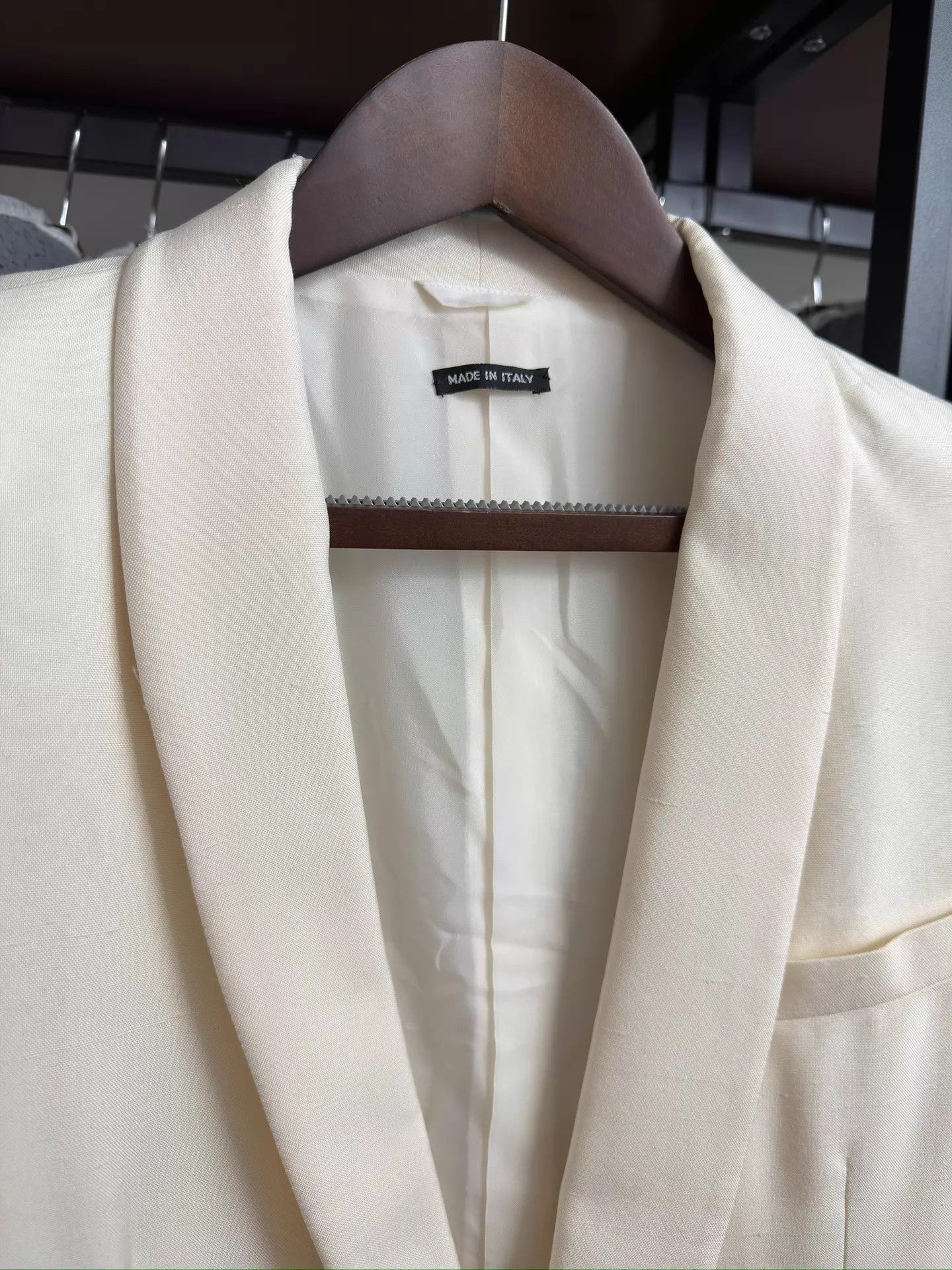 Giorgio Armani Giorgio Armani Silk Slim Suit Cream White 50/52/54 N/W Tags Size 50R - 3 Thumbnail