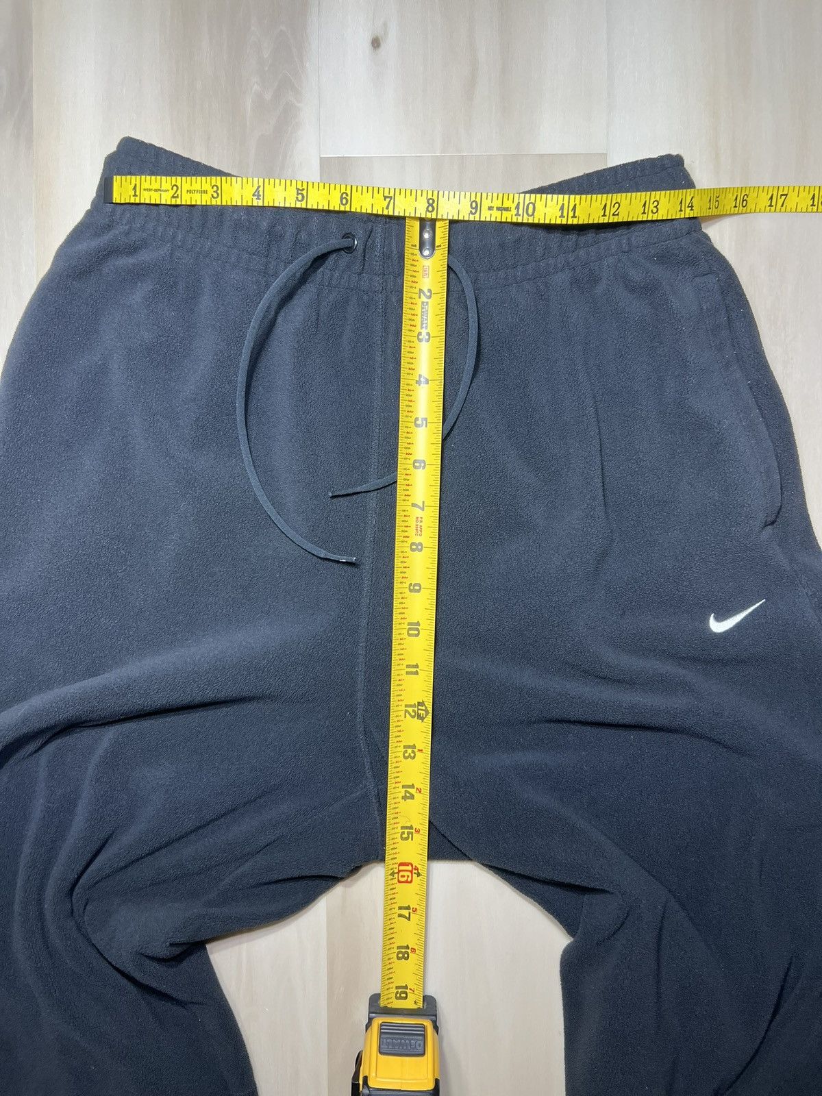 Nike Nike Solo Swoosh Fleece Pants Black FB5578-010 Mens Sz M Size US 30 / EU 46 - 4 Thumbnail