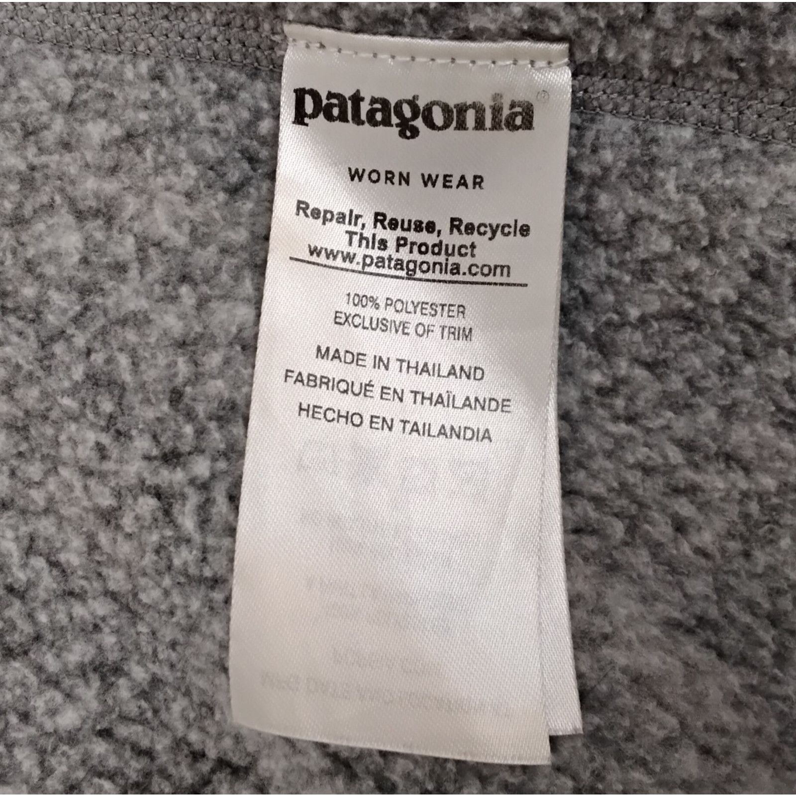 Patagonia Patagonia Better Sweater Women's M Gray Full Zip Midweight Size M / US 6-8 / IT 42-44 - 7 Thumbnail