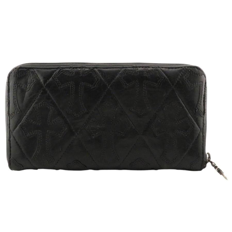 Chrome Hearts Chrome Hearts cemetery cross leather patch wallet Size ONE SIZE - 1 Thumbnail