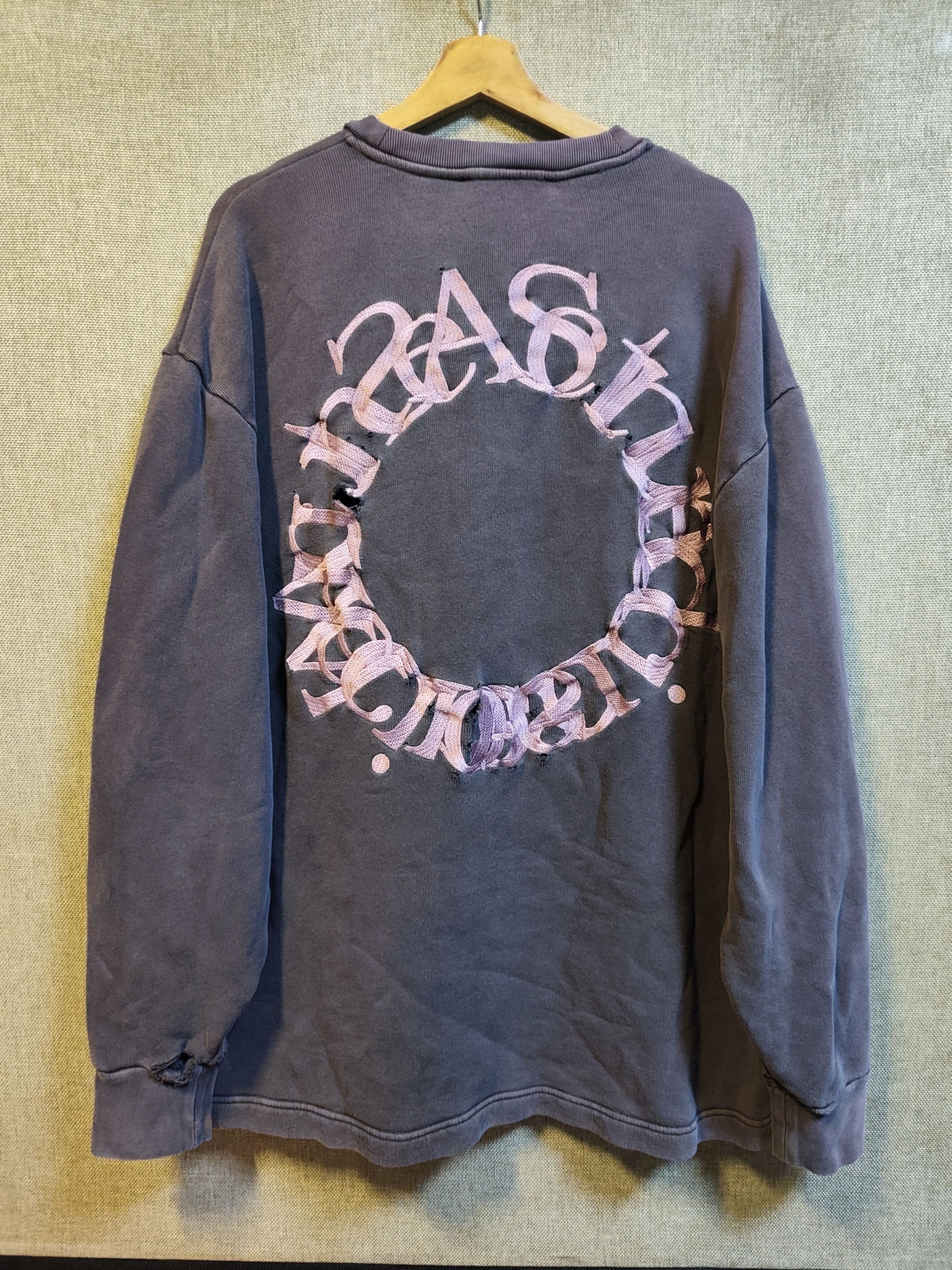 Acne Studios Acne Studios Oversized Embroidered Circle Logo Pullover Size US M / EU 48-50 / 2 - 1 Thumbnail