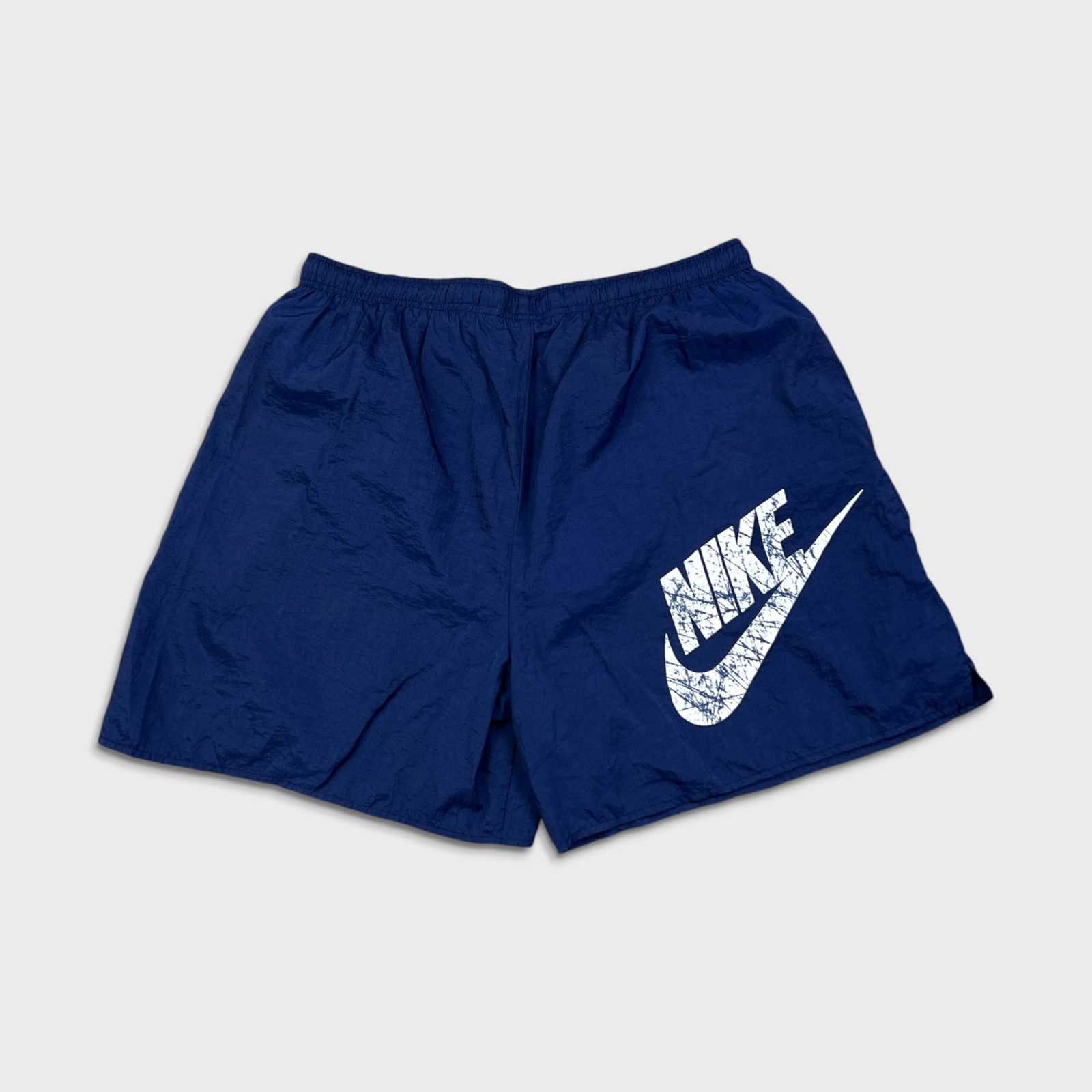 Nike × Vintage 90s Nike Sportswear Shorts XL Swoosh Lined Athletic Gym Pant Size US 31 - 5 Thumbnail