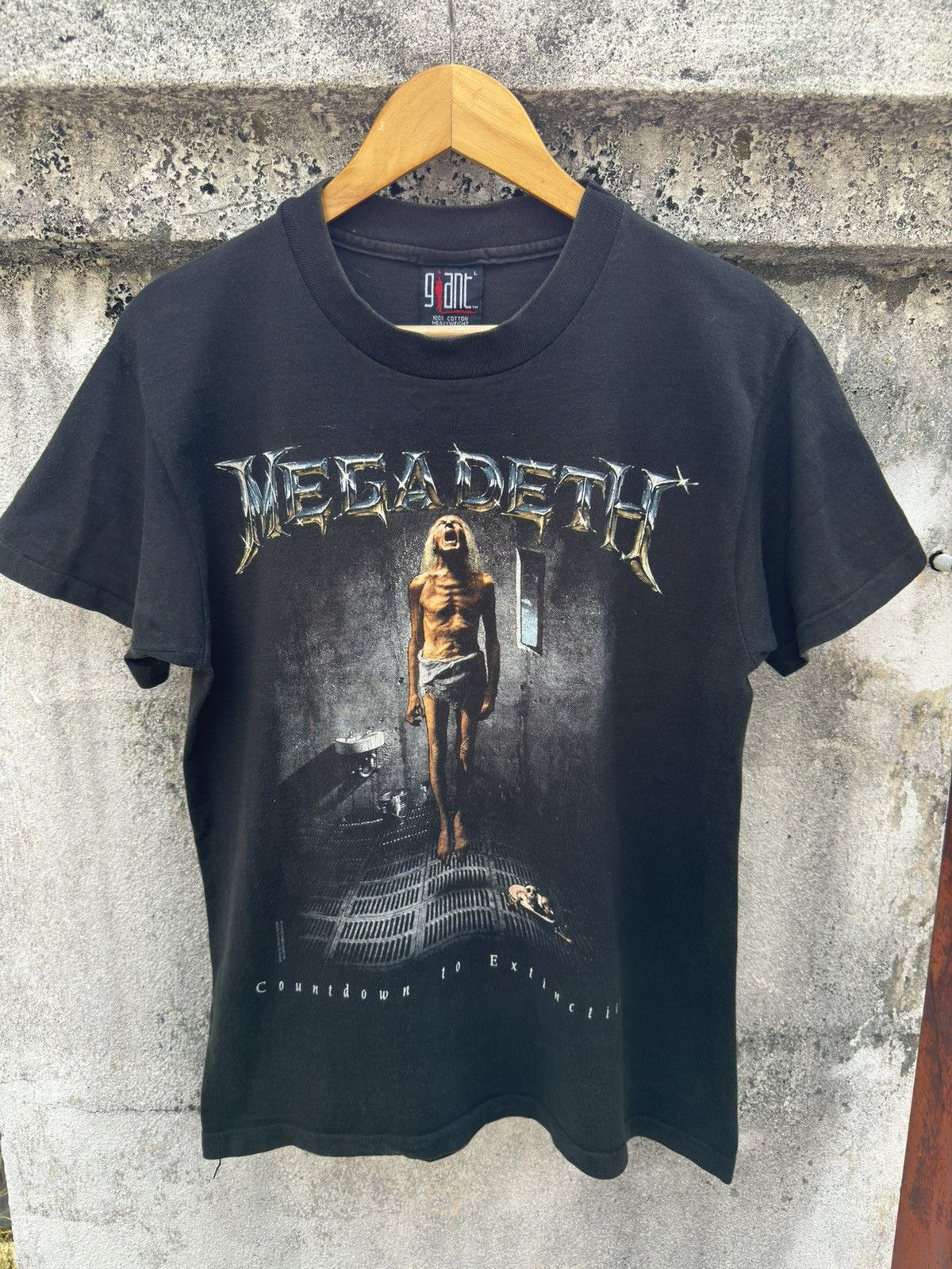 Megadeth Rare 💥 Vintage 90s Megadeth Countdown To Extinction Size US L / EU 52-54 / 3 - 1 Thumbnail