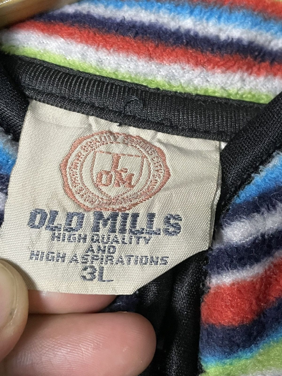 Japanese Brand × Vintage Vintage OLD MILL Fleece Zipper Jacket (81) Size US S / EU 44-46 / 1 - 8 Thumbnail