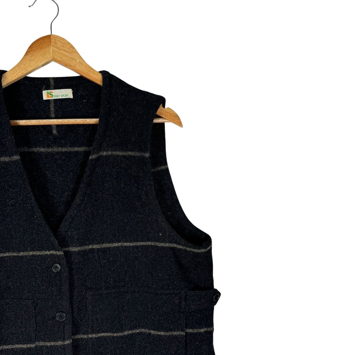 Issey Miyake ☀️80s ISSEY MIYAKE SPORT STRIPED VEST Size L / US 10 / IT 46 - 5 Thumbnail