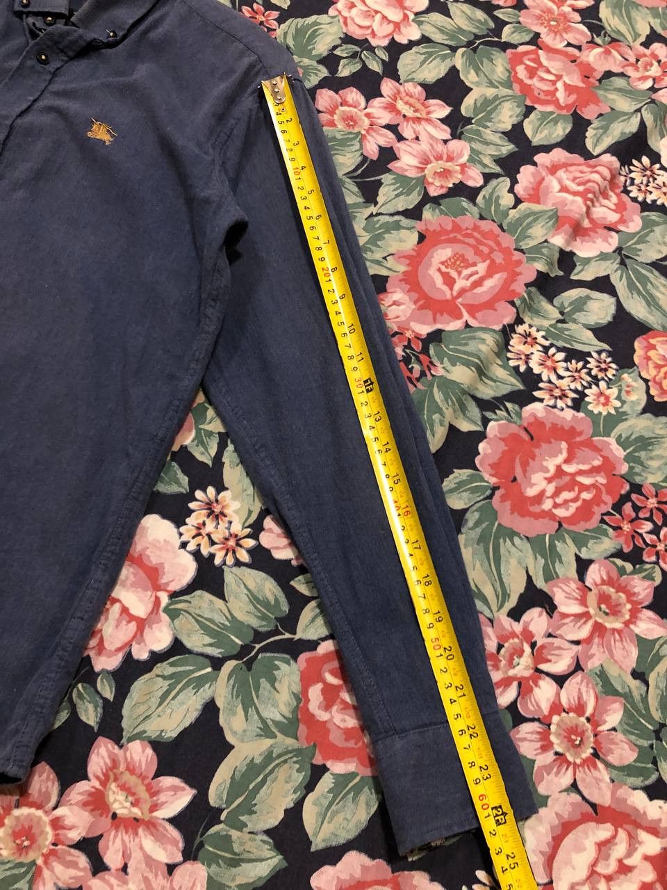 Burberry Vintage Shirt blue Burberry London Y2K logo size M Size US M / EU 48-50 / 2 - 9 Thumbnail