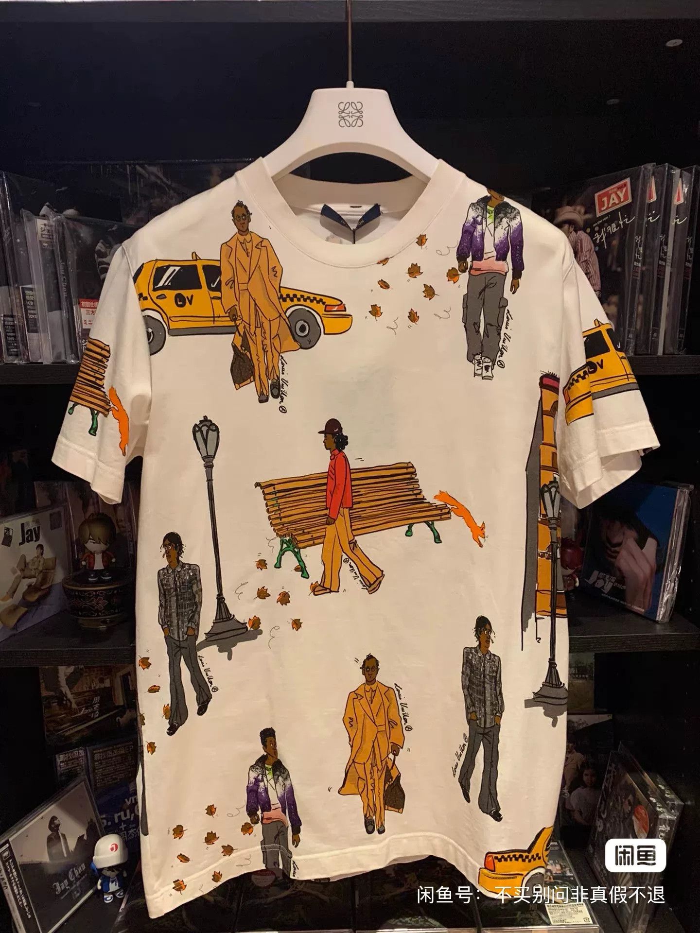 Louis Vuitton LV Virgil 19FW New Walkers T-Shirt Size US M / EU 48-50 / 2 - 1 Thumbnail