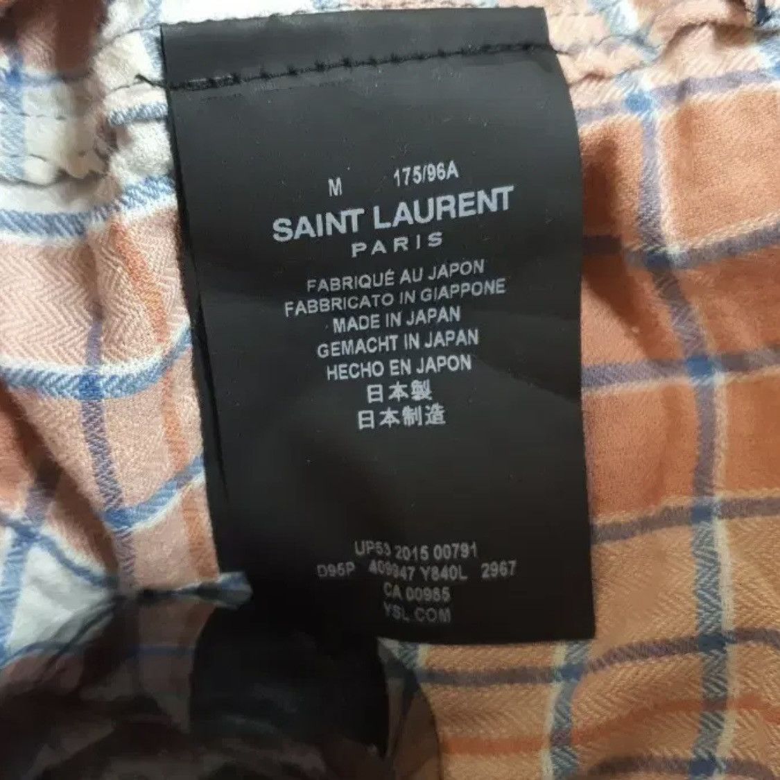 Saint Laurent Paris Saint Laurent Surf Sound Gradation Distressed Shirt Size US M / EU 48-50 / 2 - 8 Thumbnail