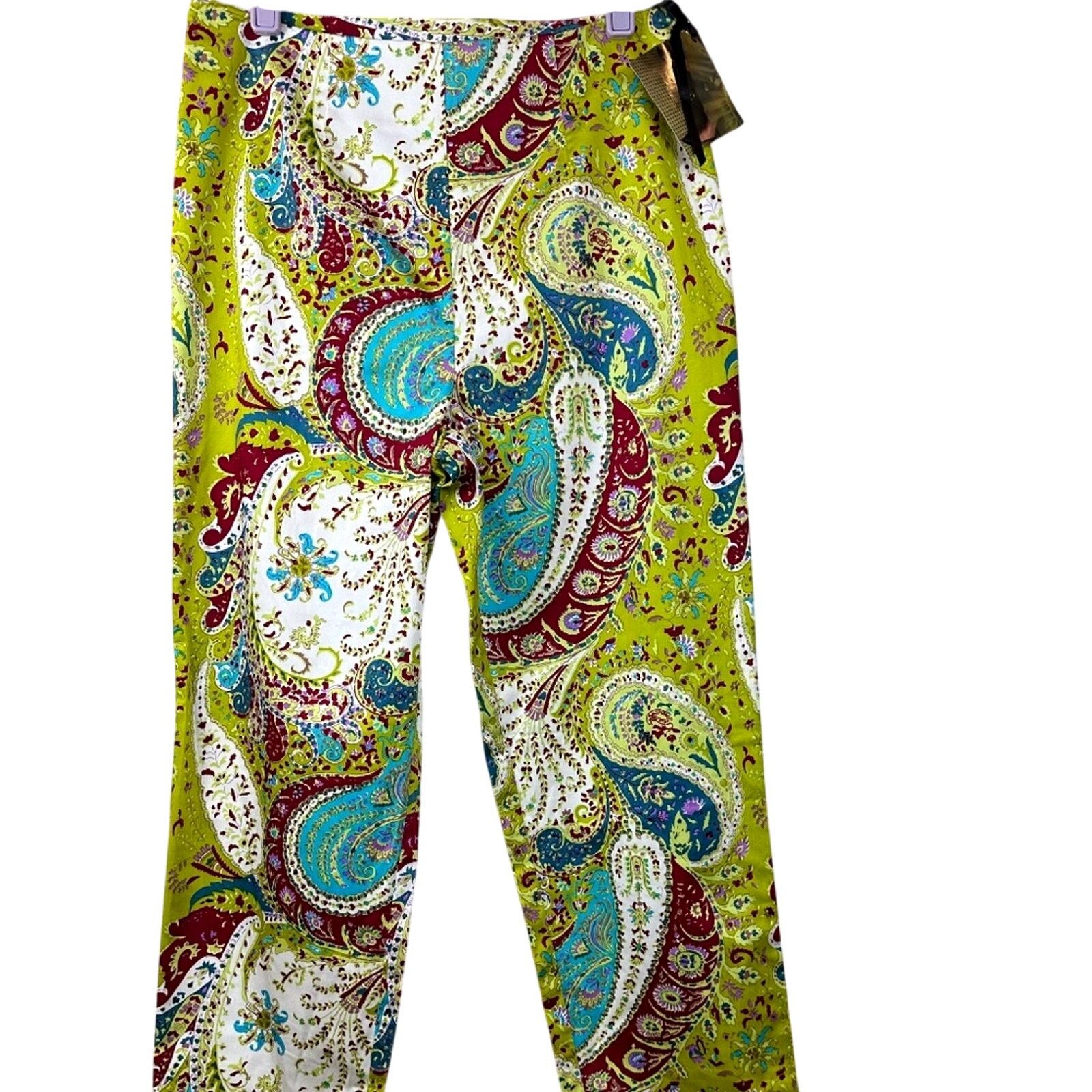 Other Sally Bridge Audrey Dress Pants - Paisley - size M Size 29" - 2 Thumbnail