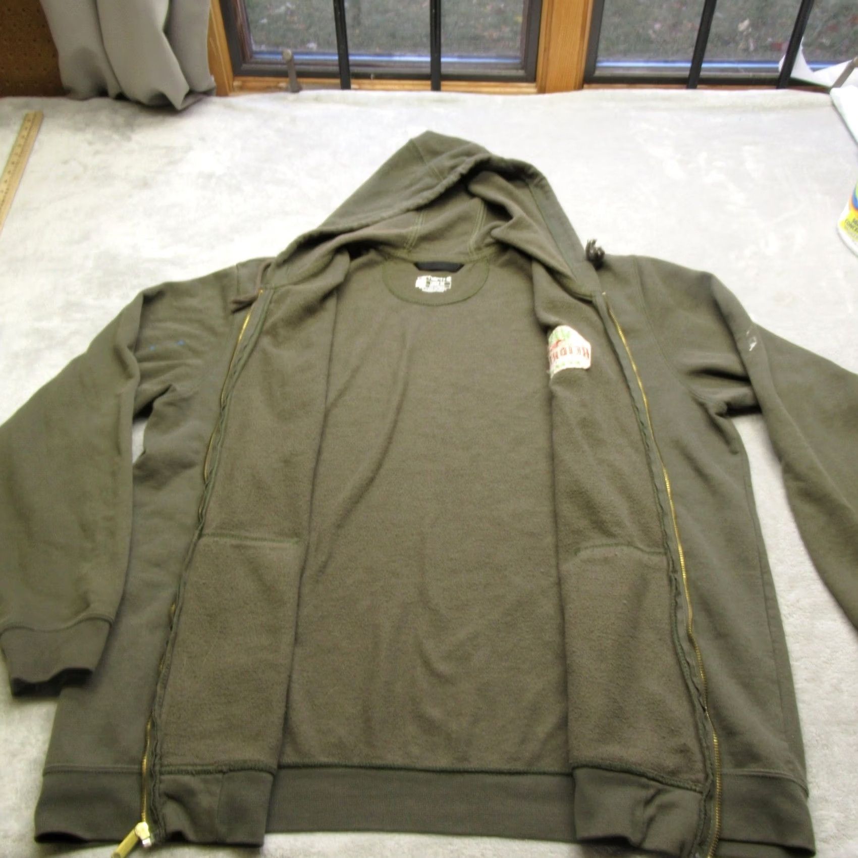 Carhartt Carhartt Hoodie Mens 2XL Green Full Zip Pockets Hooded Logo Size US XXL / EU 58 / 5 - 2 Thumbnail