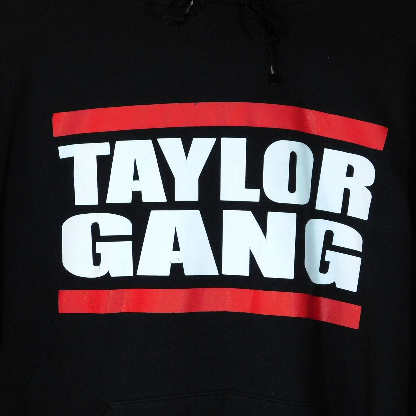 Hanes Wiz Khalifa Taylor Gang Hoodie Size M Black Red Spellout Size US M / EU 48-50 / 2 - 4 Thumbnail