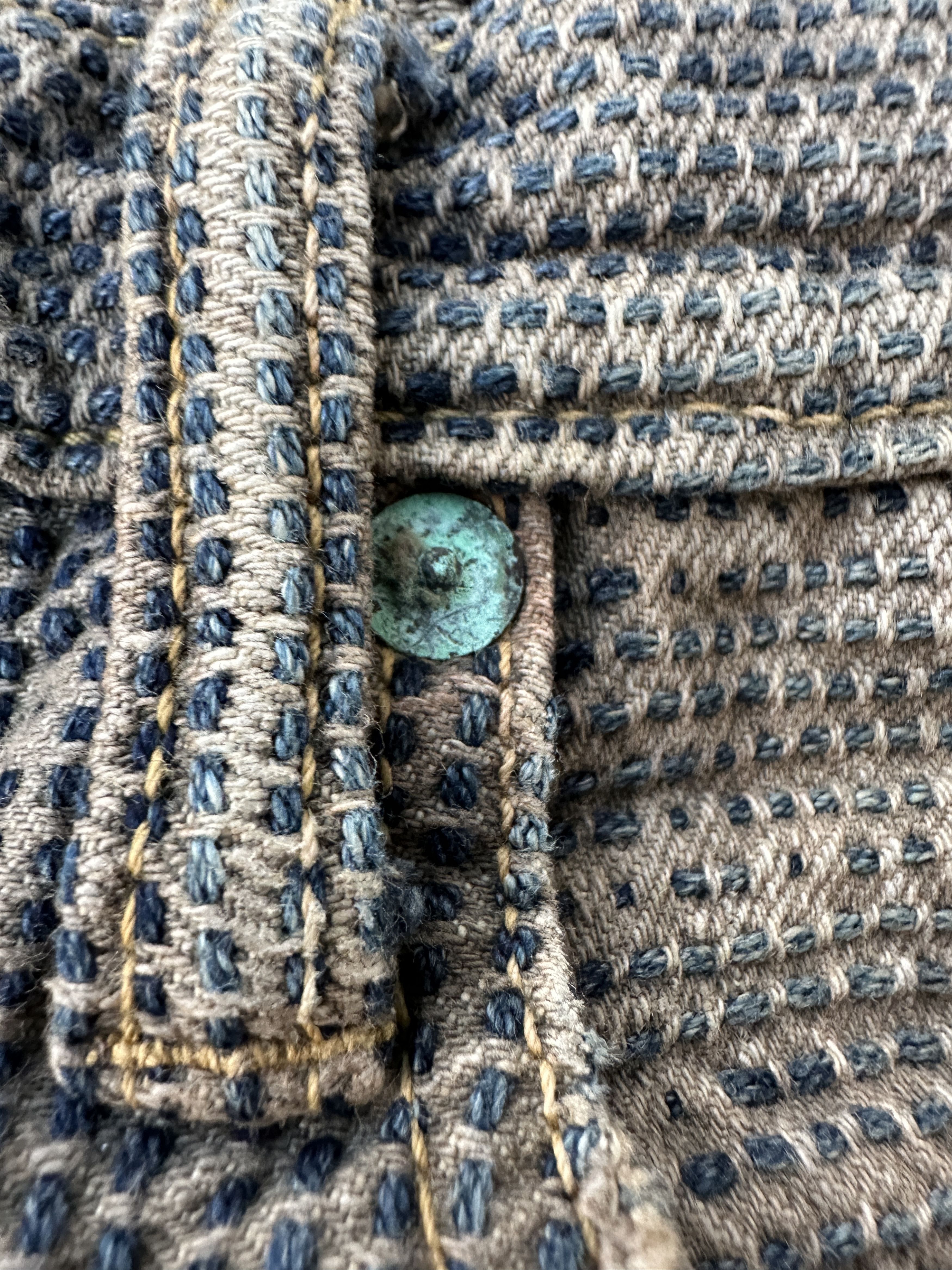 Kapital 2015 Kountry Buckle Back Boro Century Denim Patchwork Size US 34 / EU 50 - 13 Thumbnail