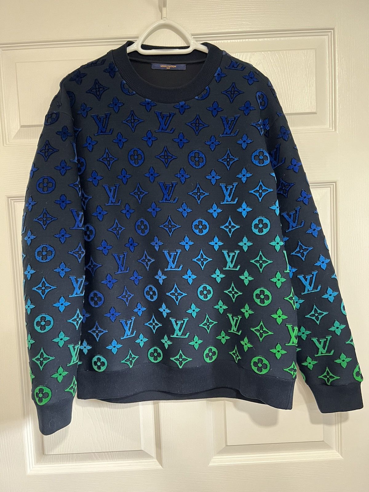 LOUIS VUITTON VIRGIL Abloh Monogram Gradient Sweatshirt Very Rare Sold Out  XXL $1,250.00 - PicClick