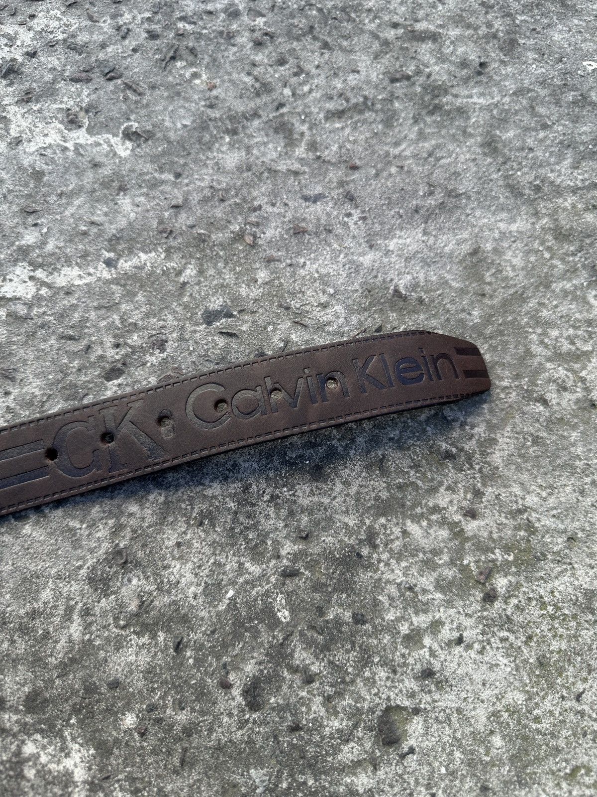 Calvin Klein Y2K Calvin Klein CK Logo Belts Hype Streetwear Rare USA Size ONE SIZE - 3 Thumbnail
