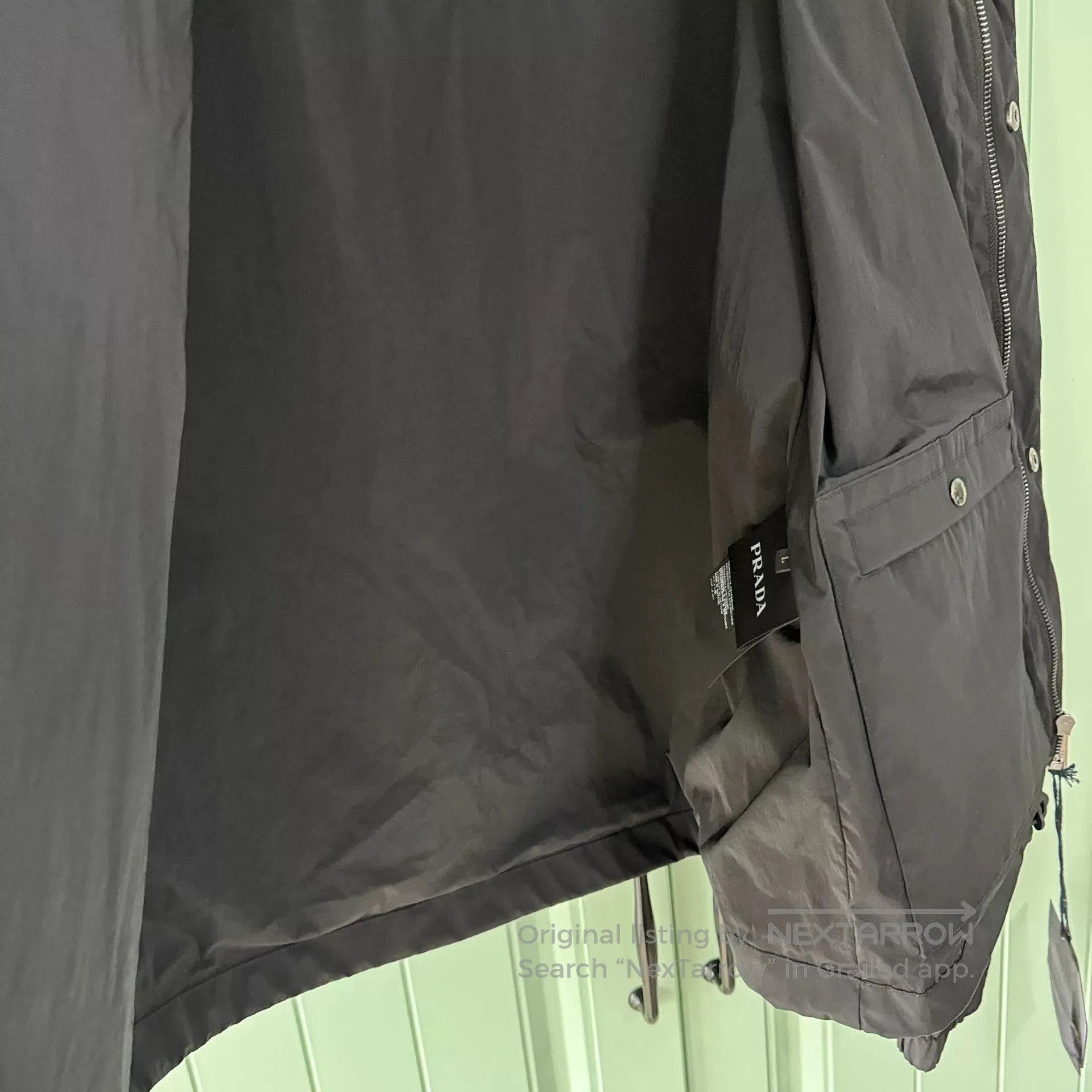 Prada Prada Black Hooded Jacket. Size US L / EU 52-54 / 3 - 6 Thumbnail