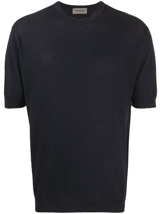 John Smedley JOHN SMEDLEY Men T-Shirts PARK NAVY Blue Size US XL / EU 56 / 4 - 1 Thumbnail