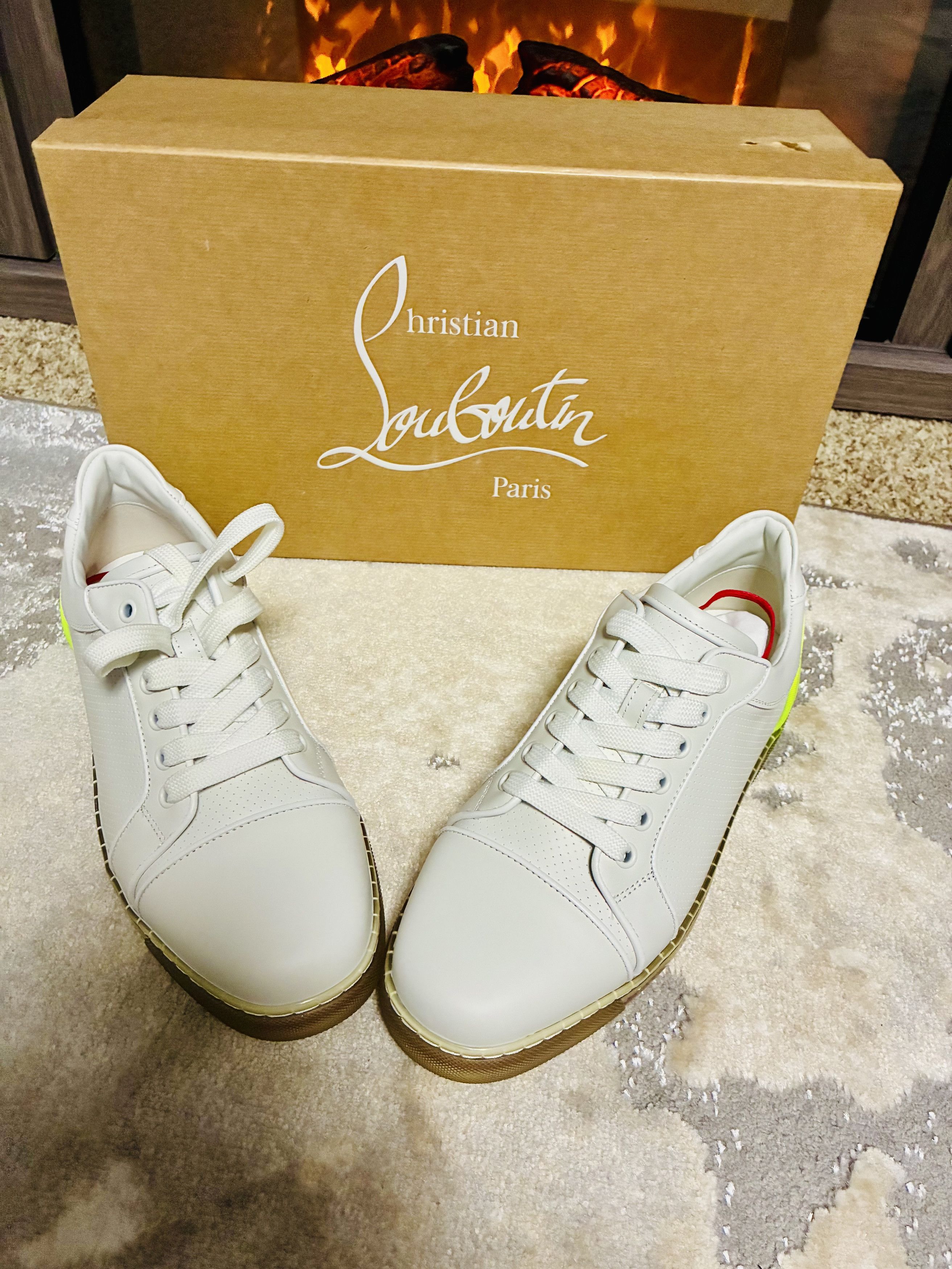 Christian Louboutin Christian Louboutin Low Top Sneakers Size US 9.5 / IT 39.5 - 1 Thumbnail